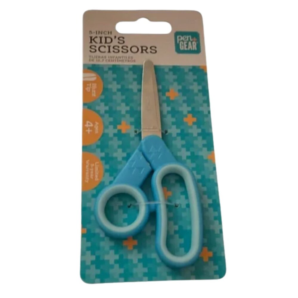 Pen + Gear Kids' Scissors, 5", Blue, 1pc
